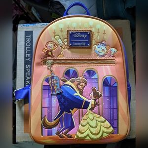 Loungefly Beauty and the Beast Ballroom mini backpack